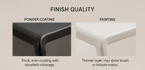 Liquid spray painting process for a manufactured metal product