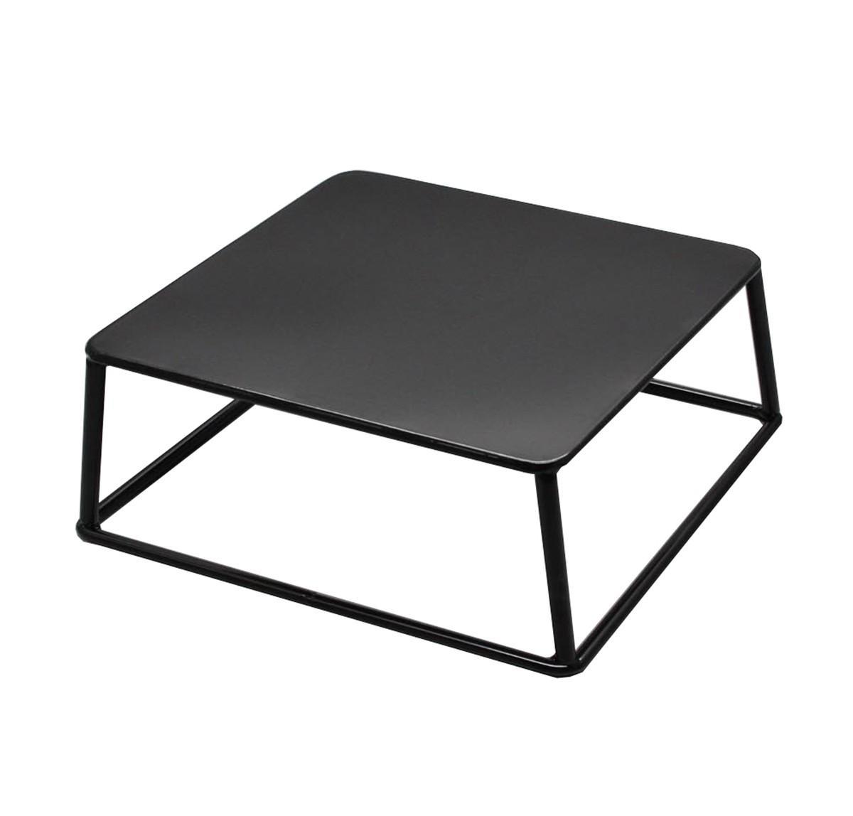 Black fixture wire metal riser