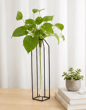 Metal Wire Flower Vase Holder - Decorative Collection