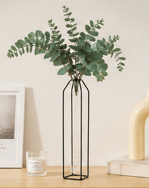 Metal Wire Flower Vase Holder - Decorative Collection