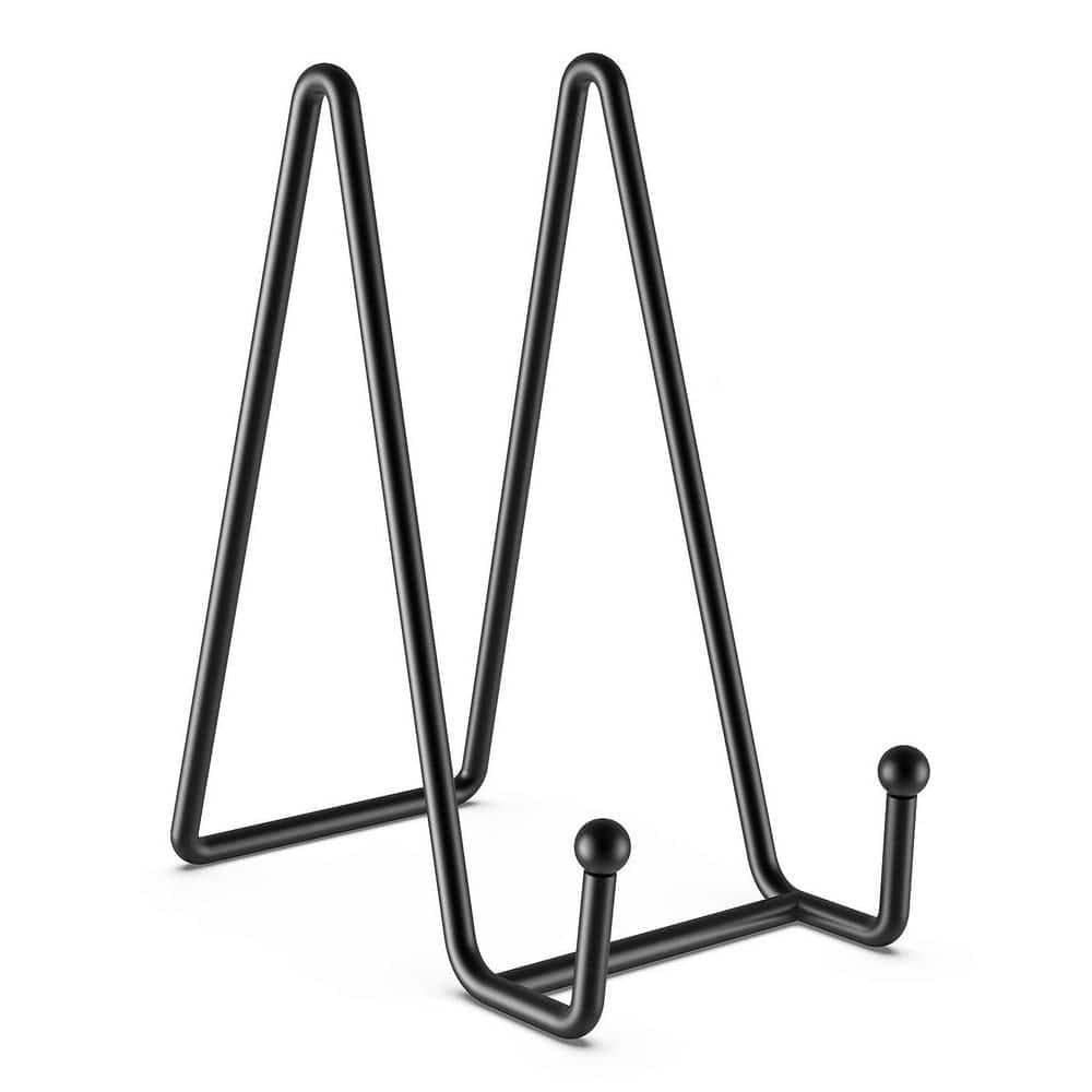 Black display support stand