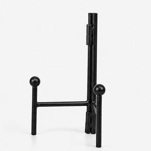 Black folding display holder