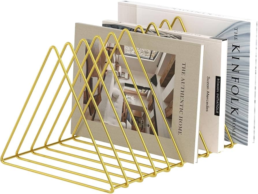 Wire file holder stand with multiple sections